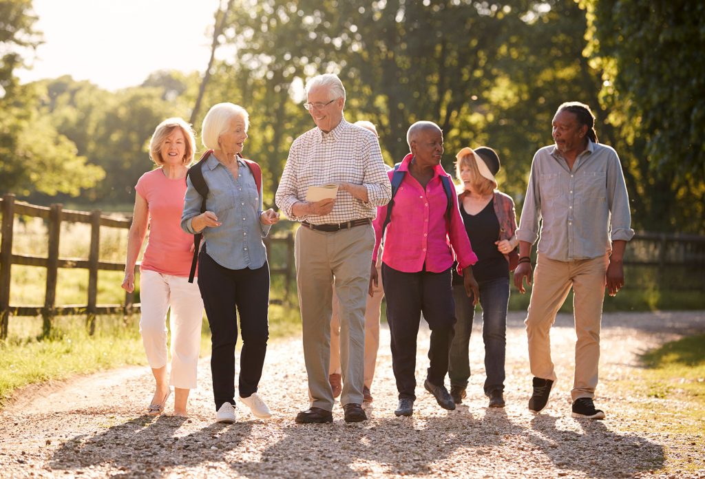 Seniors Walking