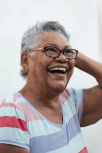 Smiling woman