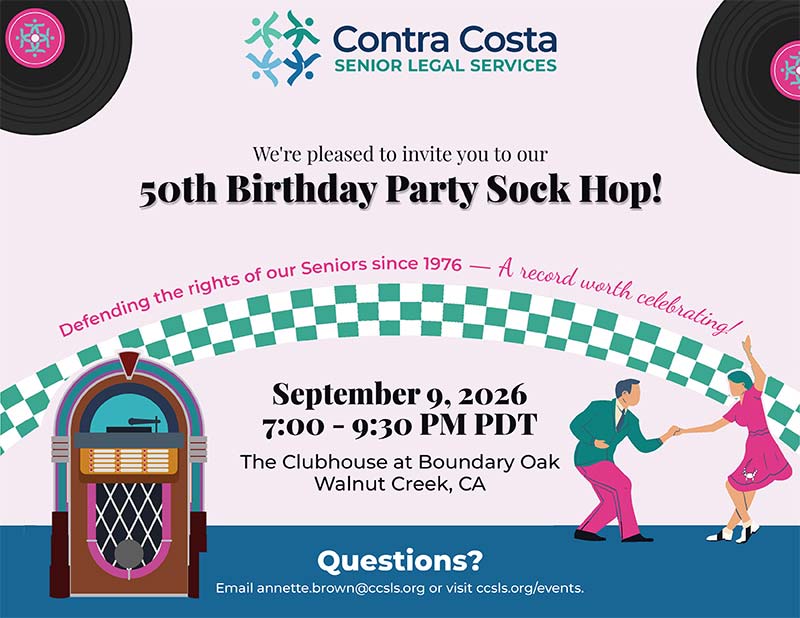 CCSLS 50th Birthday! 50 Years Defending Senior Rights - A Record to Celebrate!